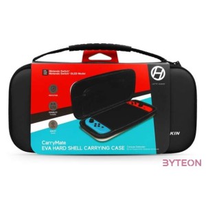 Hyperkin CarryMate EVA Nintendo Switch,Switch OLED,Switch Lite Fekete erősített utazótok