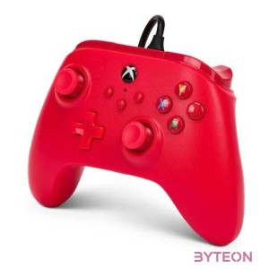 PowerA Xbox Series XS vezetékes piros kontroller