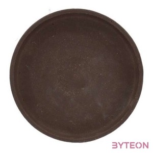 Terrakotta virágcserép alátét, sötétbarna, 15 cm átmérőjű