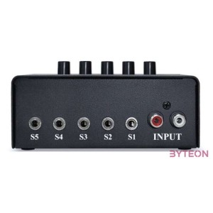 Genius RS2 5 portos fekete audio switch