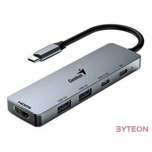 Genius UH-500 szürke USB hub