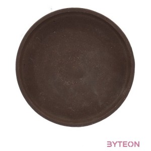 Terrakotta virágcserép alátét, sötétbarna, 15 cm átmérőjű