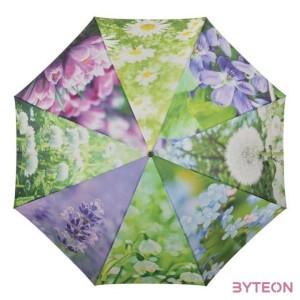 Virágos esernyő, 120 cm átmérőjű