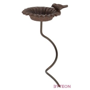 Öntöttvas madáritató, növényfuttatóval, 128 cm