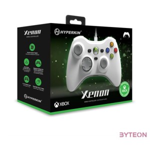 Hyperkin Xenon Xbox SeriesOne,Windows 1110 fehér Xbox liszenszelt vezetékes kontroller