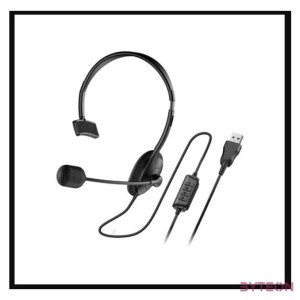 Genius HS-100U USB fekete headset