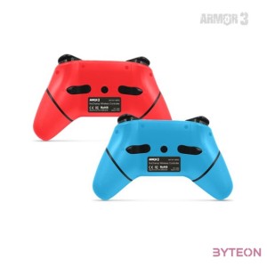 Armor3 NuChamp Nintendo Switch vezeték nélküli kontroller csomag (2db) (Kék, Piros)