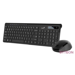 Genius SlimStar 8230 vezeték nélküli fekete billentyűzet és egér
