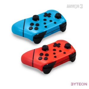 Armor3 NuChamp Nintendo Switch vezeték nélküli kontroller csomag (2db) (Kék, Piros)