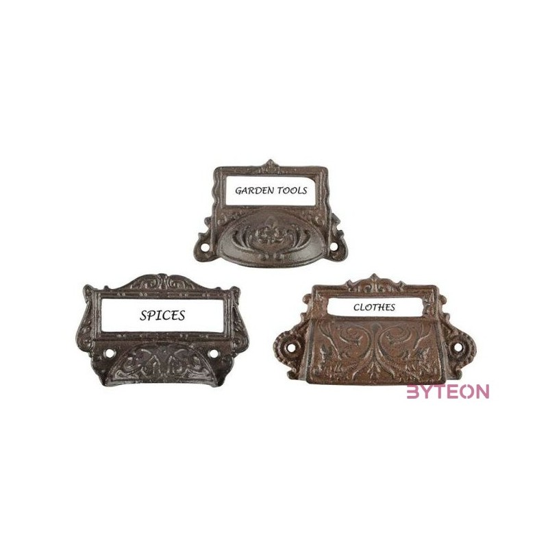 Feliratos öntöttvas fogantyú, B