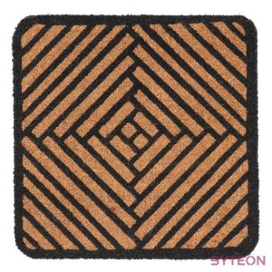 Lépcső mintás kókuszrost lábtörlő, 50 x 50 cm