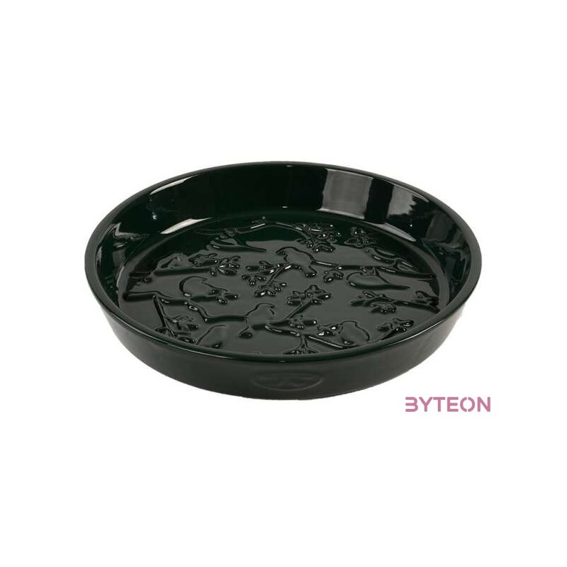 Kerámia madáritató, fürdető, fekete