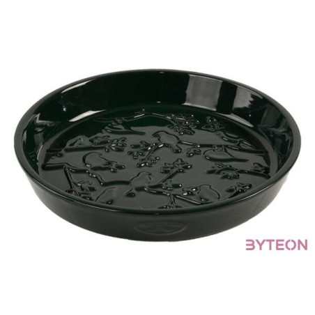 Kerámia madáritató, fürdető, fekete