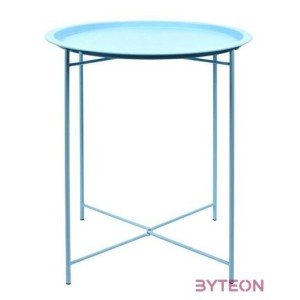 Összecsukható kék kisasztal