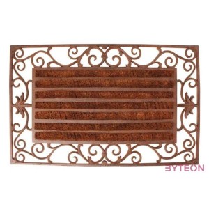 Öntöttvas lábtörlő, kókuszrost kefével, 75 x 45 cm