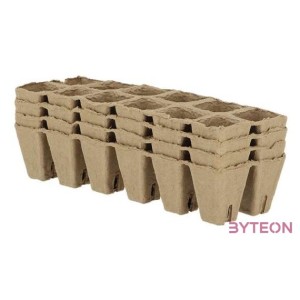 Biológiailag lebomló papír palántanevelő tálca, ültető szett, 4 db-os, L