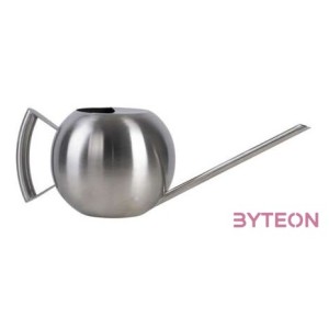 Gömb alakú rozsdamentes acél locsolókanna, 1,2 literes