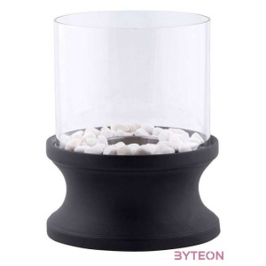 Bioethanol asztali kandalló, ívelt alakú, 20 cm átmérőjű