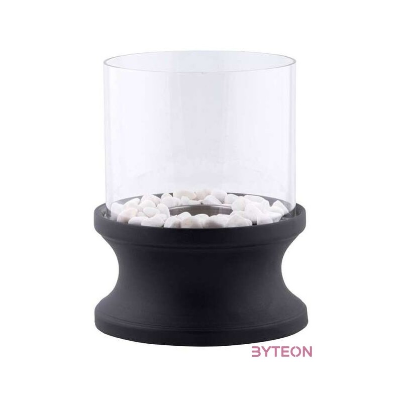 Bioethanol asztali kandalló, ívelt alakú, 20 cm átmérőjű