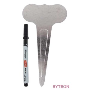 Fém növény jelölölő szett, 6 db-os, 19 cm