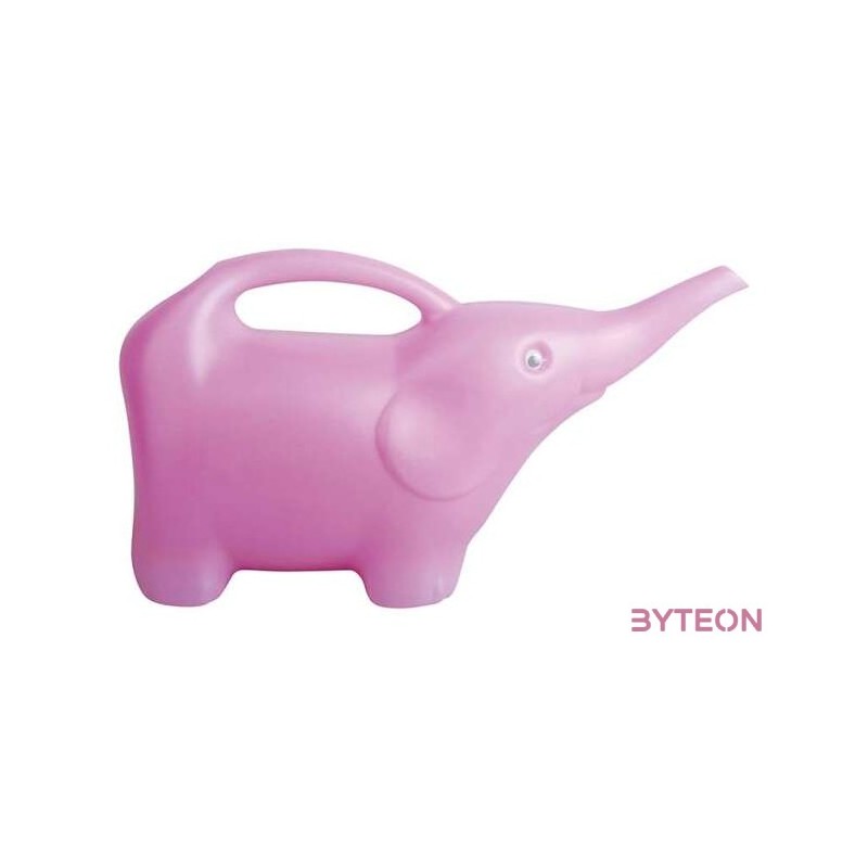 Színes elefánt locsolókanna, 1,5 literes, pink