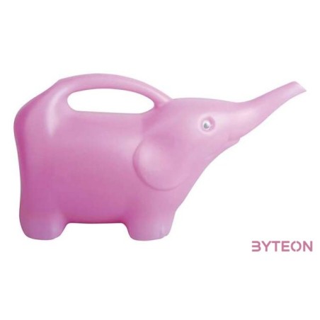 Színes elefánt locsolókanna, 1,5 literes, pink