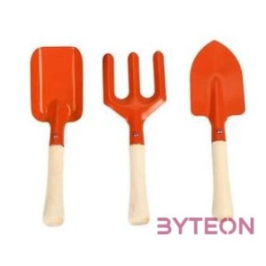 Gyerek kerti szerszám szett, 3 db-os, narancssárga