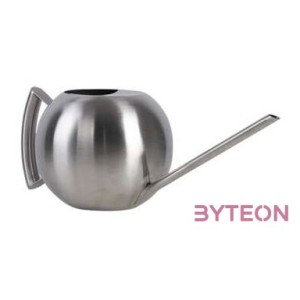 Gömb alakú rozsdamentes acél locsolókanna, 1,2 literes