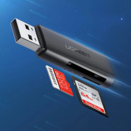 UGREEN CM264 TF / SD memóriakártya-olvasó, USB 3.0 (fekete)