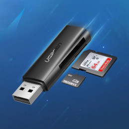 UGREEN CM264 TF / SD memóriakártya-olvasó, USB 3.0 (fekete)