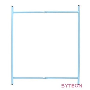 Összecsukható kék kisasztal