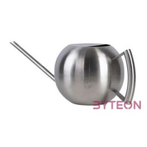 Gömb alakú rozsdamentes acél locsolókanna, 1,2 literes