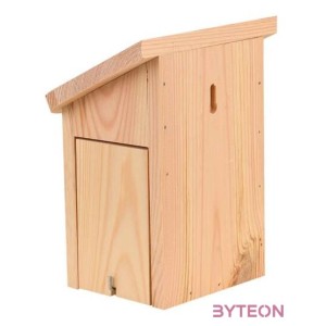 Pillangó ház narancssárga színű tetővel, pillangó mintával, 15 x 20 cm