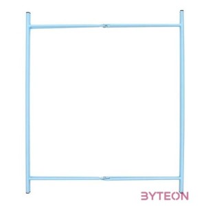 Összecsukható kék kisasztal