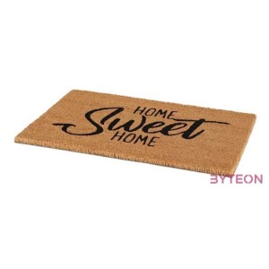 Home sweet home feliratos kókuszrost lábtörlő, 60x40 cm