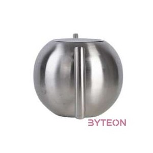 Gömb alakú rozsdamentes acél locsolókanna, 1,2 literes