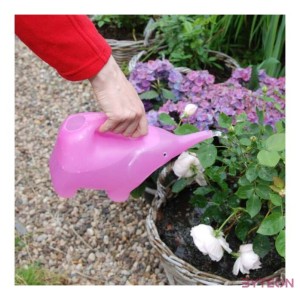 Színes elefánt locsolókanna, 1,5 literes, pink