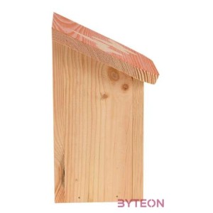 Pillangó ház narancssárga színű tetővel, pillangó mintával, 15 x 20 cm