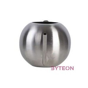 Gömb alakú rozsdamentes acél locsolókanna, 1,2 literes