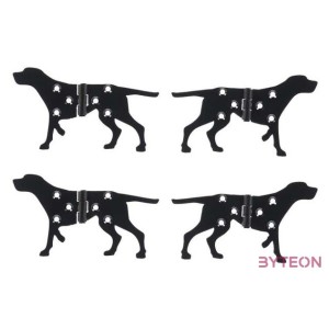 Kutya alakú zsanér szett, balra néző