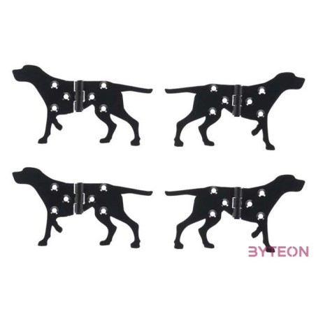 Kutya alakú zsanér szett, balra néző