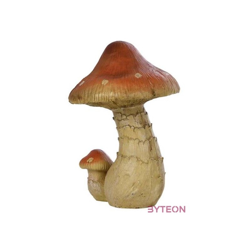 Erdei csiperke polyresin szobor, M, kültéri és beltéri dekorációs kiegészítő