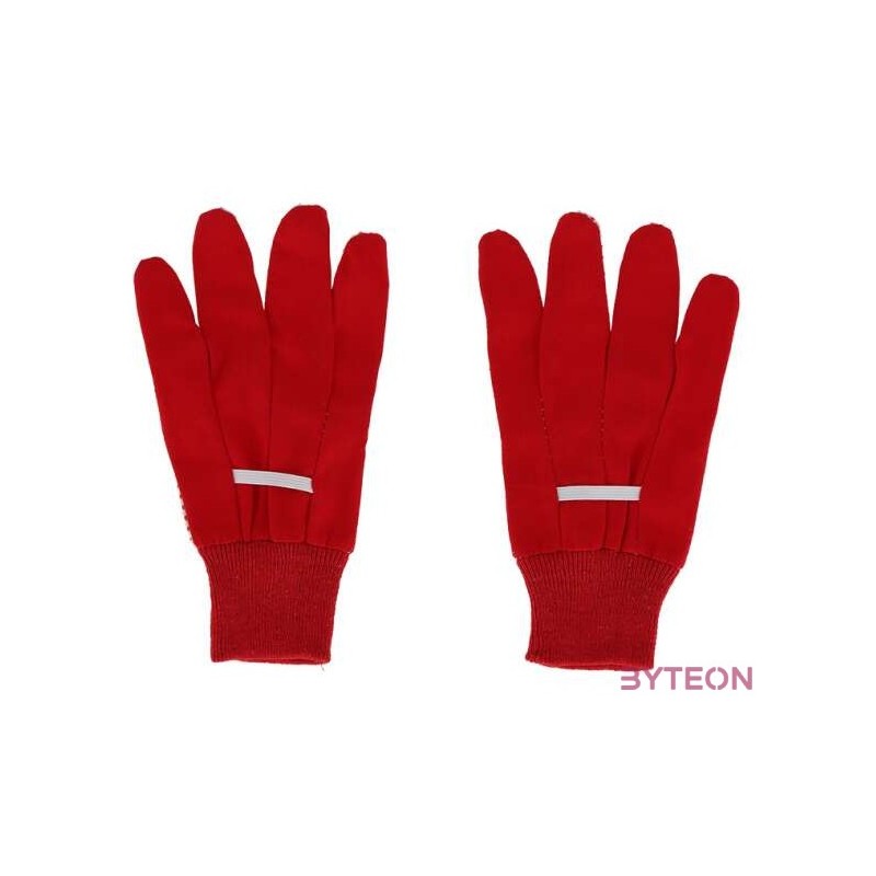 Kerti kesztyű, 23 cm, piros