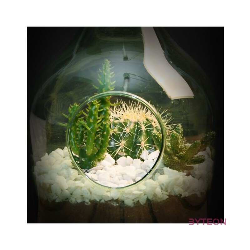 Zúzott kavics floráriumhoz, fehér, 5 kg