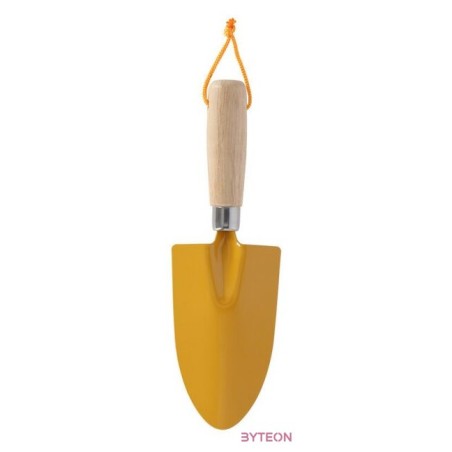 Fém kézi ásó, akasztóval, sárga