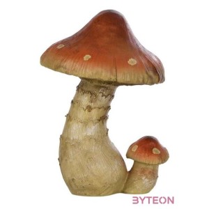 Erdei csiperke polyresin szobor, M, kültéri és beltéri dekorációs kiegészítő