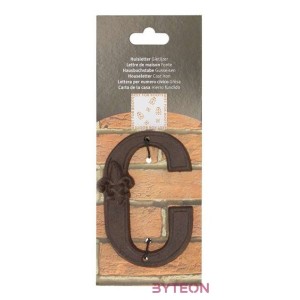 Öntöttvas házszám, C