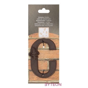 Öntöttvas házszám, C