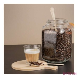 Csatos tároló üveg, 3 literes