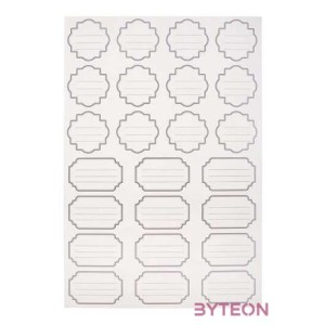 Jelölő matrica befőttes üvegre